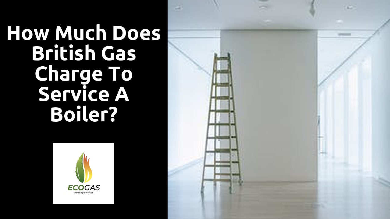 How much does British Gas charge to service a boiler?